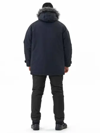 Куртка АЛЯСКА зимняя удлиненная (черный)