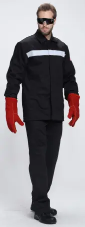 Костюм ГЕФЕСТ-СОП 2 кл.защиты пл 500 с БР (черный)