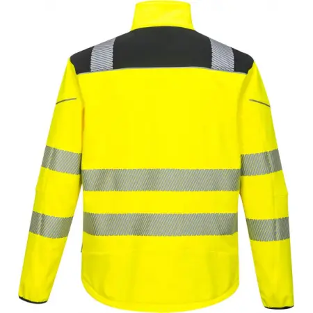 Куртка PORTWEST T402 софтшэлл сигнальный (желтый/черный) Куртка PORTWEST T402 софтшэлл сигнальный (желтый/черный)
