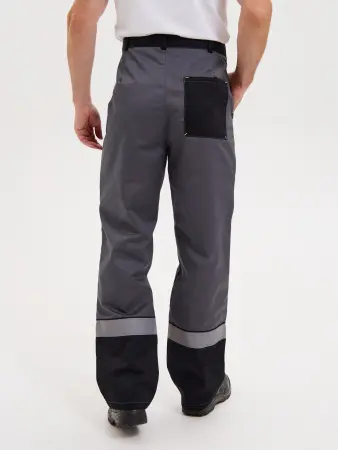 Костюм СИСТЕМА с БР (т.серый/черный/лимонный)