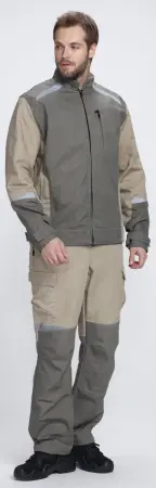 Куртка ЧЕЛСИ (хаки/бежевый)