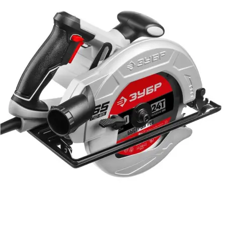 Циркулярная пила ЗУБР ПД-65 1600Вт 190мм 4700об/мин