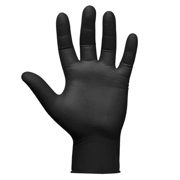 Перчатки JETA SAFETY JSN NATRIX NATRIX-50BL ультрапрочные нитриловые с текстурой 50шт (черный)