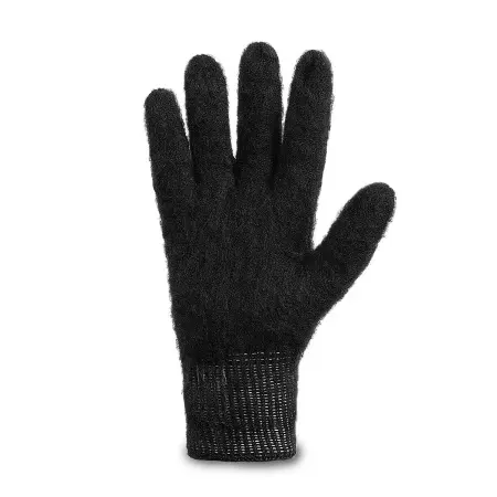 Полушерстяные перчатки с внутренним начесом 10 класс (черный)