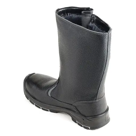 Сапоги ЛИДЕР 763РНМ ПУ-Резина с КП (черный)