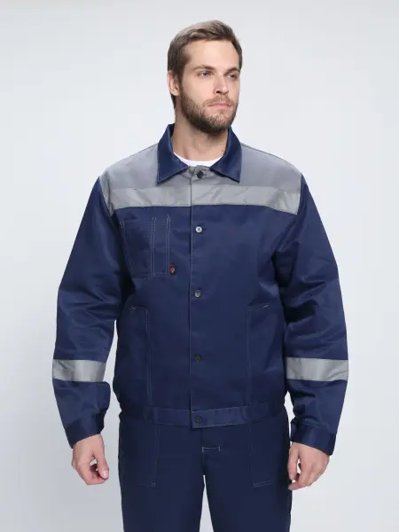 Костюм ЛИГОР-1 СОП У. с БР (т.синий/серый)