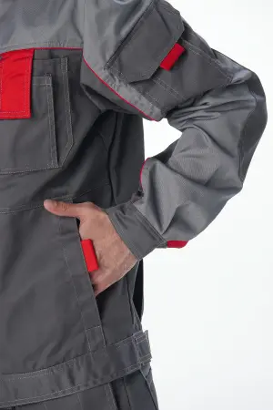 Костюм СОЮЗ-ПРОФЕССИОНАЛ-1 IMP с БР (т.серый/св.серый/красный) Костюм СОЮЗ-ПРОФЕССИОНАЛ-1 IMP с БР (т.серый/св.серый/красный)