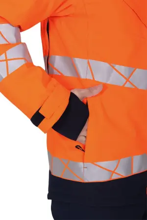 Куртка ACTIVE зимняя (оранжевый/синий)