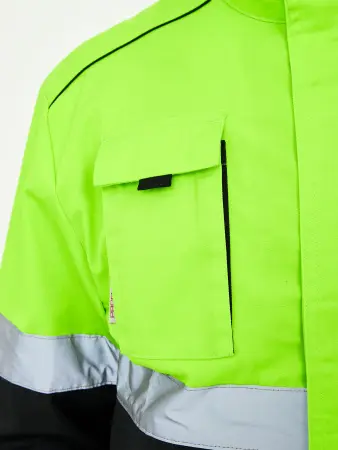 Костюм сигнальный PROFLINE SPECIALIST-2 с ПК (желтый/черный)