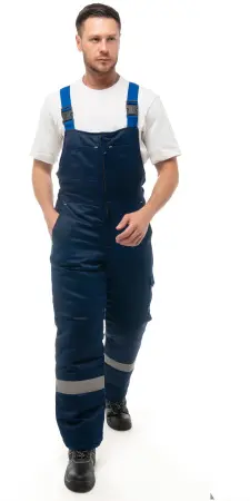 Костюм БРУКЛИН зимний (т.синий/васильковый)