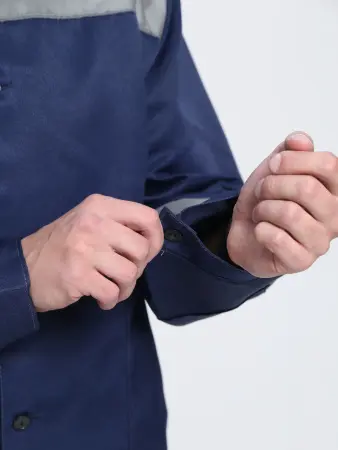 Костюм ЛИГОР-1 СОП У. с БР (т.синий/серый)