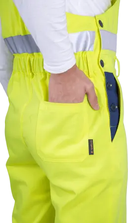 Костюм РЕФЛЕКТ-1 сигнальный с ПК (желтый/синий)