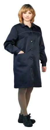 Халат ВАЛЕНТ женский (т.синий)