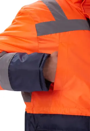 Костюм СКАНДИН-ДОРОЖНЫЙ зимний с ПК (оранжевый/т.синий)