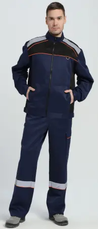 Костюм ПРАКТИК-2 СОП CH с ПК (т.синий/черный)
