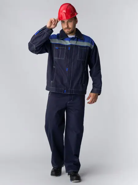 Костюм ФЛАГМАН-ФАВОРИТ-1 СОП с БР (синий/васильковый)