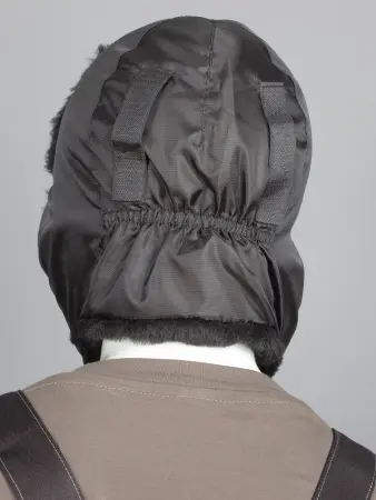 Шапка-ушанка ЕВРО (черный)