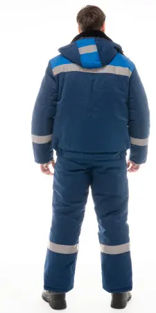 Костюм ОРИОН ГРЕТА зимний с ПК (т.синий/васильковый)