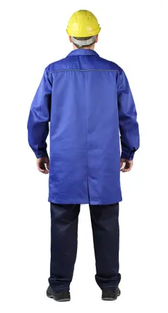 Халат ВАЛЕНТ (васильковый)