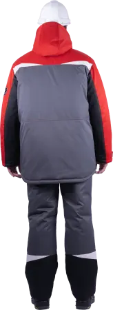 Костюм КМ-10 ЛЮКС зимний 3-4 класс c ПК (серый/красный) Костюм КМ-10 ЛЮКС зимний 3-4 класс c ПК (серый/красный)