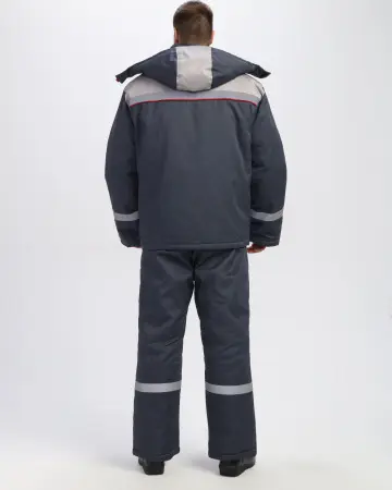 Костюм ФАВОРИТ-1 IMP зимний с БР (т.серый/св.серый)