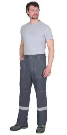 Брюки из антиэлектростатической ткани МВО (серый)