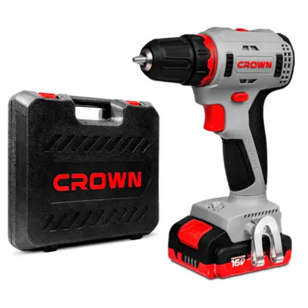 Аккумуляторный шуруповерт BL CROWN CT21092H-2 BMC 16В B3+ 2х2,0Ач 420/1400об/мин