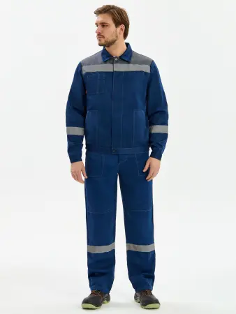 Костюм ЛИГОР-1 СОП К. с БР (т.синий/серый)