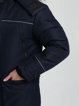 Куртка АЛЯСКА-ЛЮКС зимняя (т.синий)