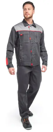 Костюм ФАВОРИТ-1 с БР (т.серый)