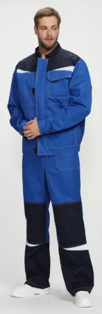 Костюм СТРОЙ-2 CH с ПК (васильковый/т.синий) Костюм СТРОЙ-2 CH с ПК (васильковый/т.синий)