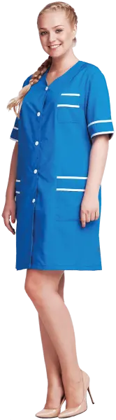 Халат ЕВГЕНИЯ женский (василековый)