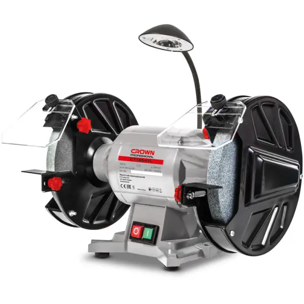 Точильный станок CROWN CT13547L 350Вт 2840об/мин 200/200мм