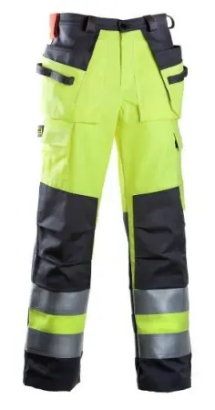 Сигнальные антистатические огнестойкие брюки с навесными карманами Dimex 6006