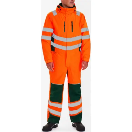 Комбинезон ENGEL SAFETY 4946-930 зимний (оранжевый/зеленый)