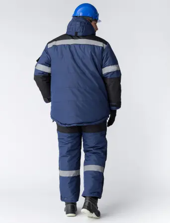 Костюм БЕРКУТ зимний с ПК (т.синий/черный)