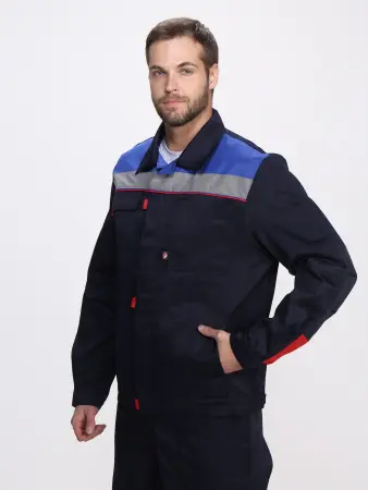 Костюм ФАВОРИТ-2 СОП IMP усиленный с ПК (т.синий/васильковый/красный)