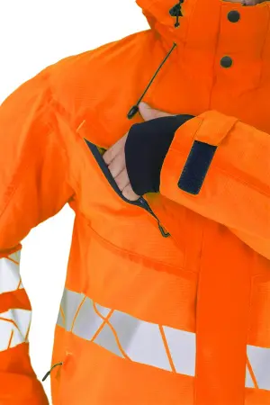 Куртка ACTIVE зимняя (оранжевый/синий)