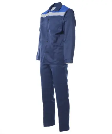 Костюм СТАНДАРТ с СОП с БР (т.синий/васильковый)