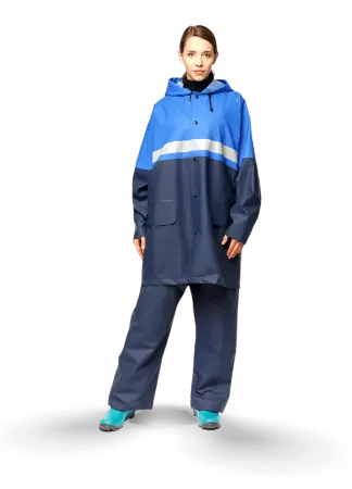 Костюм влагозащитный с СОП (васильковый/т.синий)