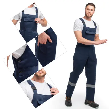 Костюм СТАНДАРТ-2 с СОП с ПК (т.синий/васильковый)