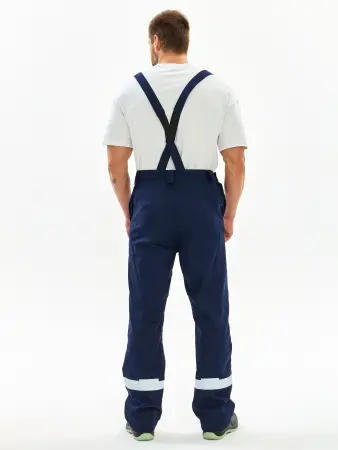 Костюм сварщика ВЕЛДСВАР-СОП 2 кл.защиты с БР (т.синий/васильковый)