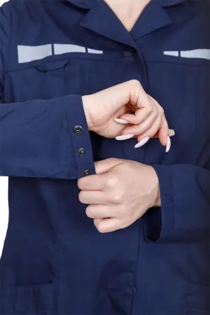 Халат ОПЕРАТОР женский (т.синий)