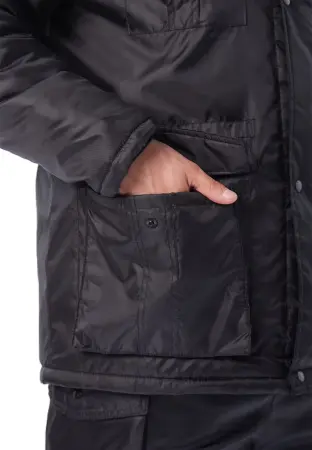 Куртка охранника зимняя (черный)