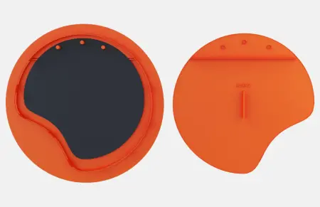 Респиратор RB-200 WHITE/ORANGE с клапаном (белый/оранжевый)