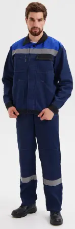 Костюм КОРПУС с ПК (синий/черный/василек)