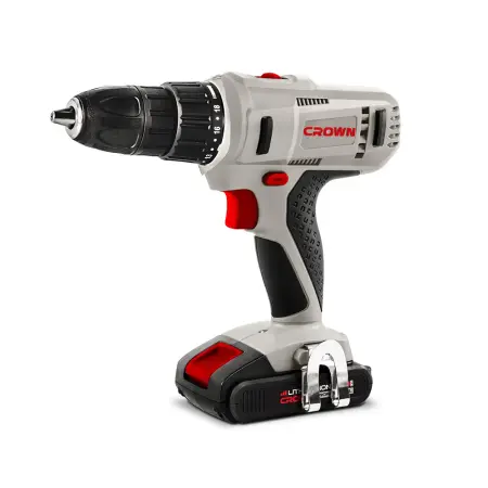 Аккумуляторный шуруповерт CROWN CT21056L-1.5 BMC 18В Li-ion 2х1,5Ач 350/1350об/мин