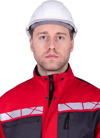 Куртка СТРОНГ ИМПОРТ (красный/серый)