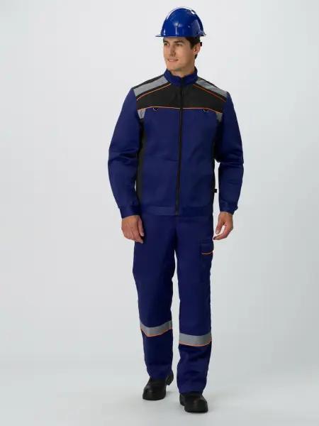 Костюм Практик СОП (тк.Смесовая,210) п/к, т.синий/черный Костюм Практик СОП (тк.Смесовая,210) п/к, т.синий/черный