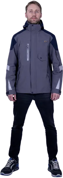 Куртка-штормовка РЕСПЕКТ (серый)